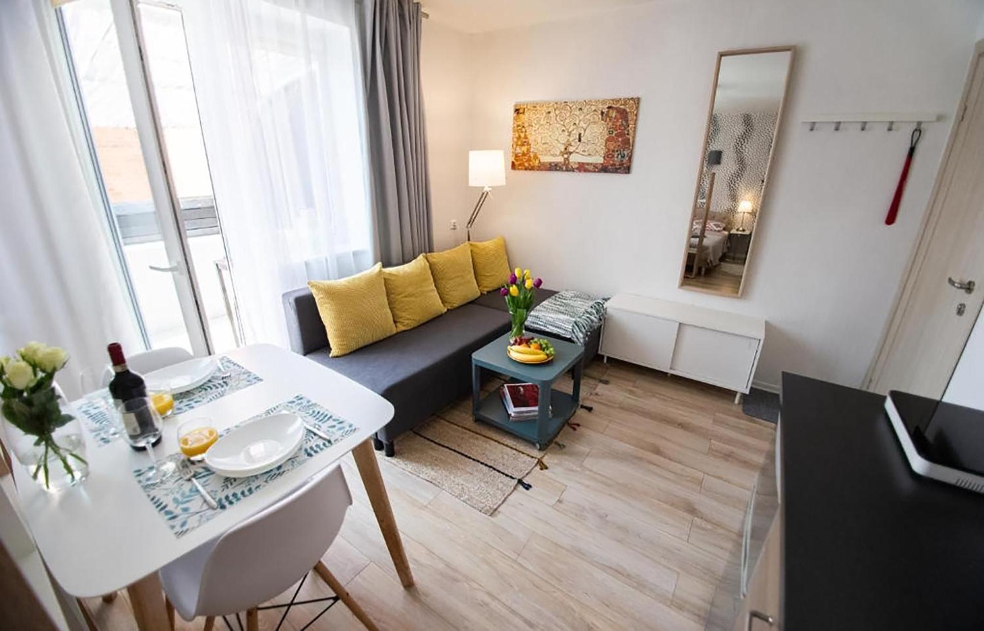Jauki Studija Su Dideliu Balkonu Nidos Centre Appartement Buitenkant foto