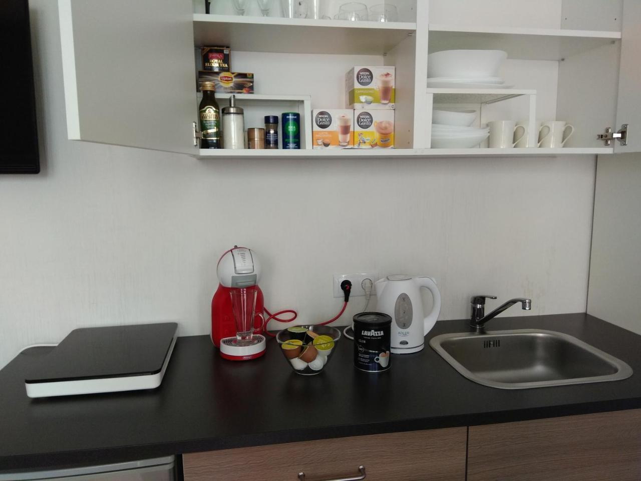 Jauki Studija Su Dideliu Balkonu Nidos Centre Appartement Buitenkant foto