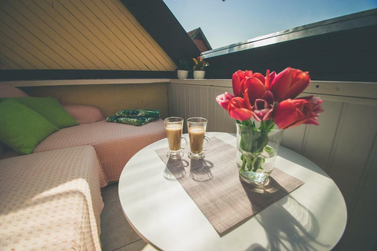 Jauki Studija Su Dideliu Balkonu Nidos Centre Appartement Buitenkant foto